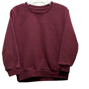 Burgundy Sweatshirt Size 3-4 Yrs